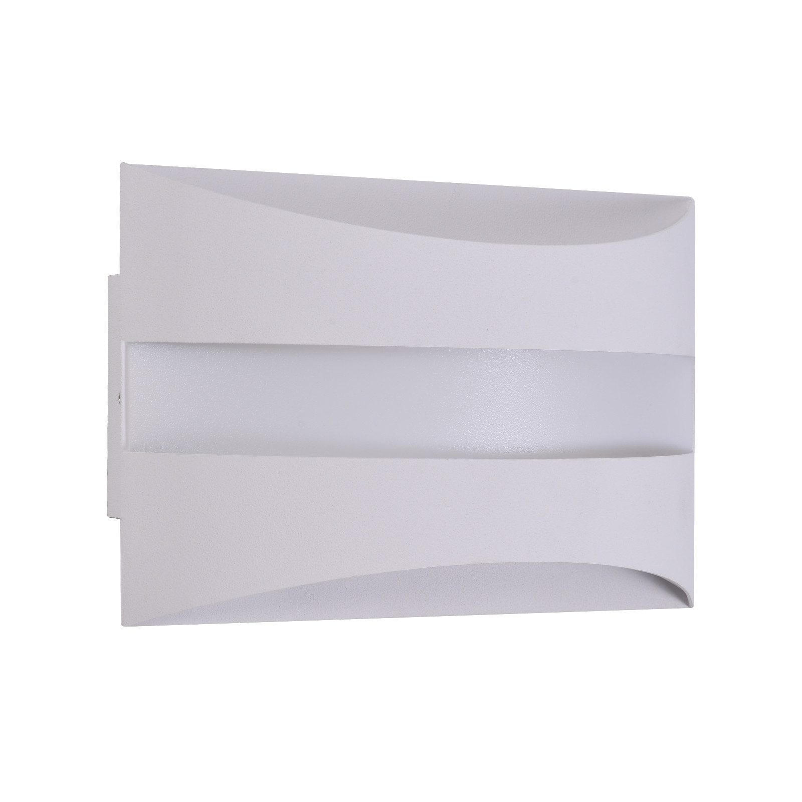 LED WANDLEUCHTE BURTON Ⅲ 21/13/8 cm - Weiß, Metall (13/8/21cm) - Nettlife