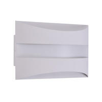 LED WANDLEUCHTE BURTON Ⅲ 21/13/8 cm - Weiß, Metall (13/8/21cm) - Nettlife