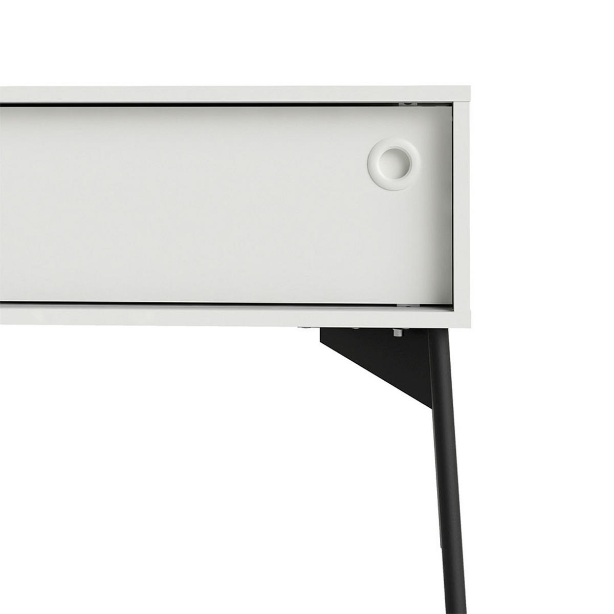 TV-ELEMENT weiß - Weiß, Holzwerkstoff (154/53/39cm) - ebuy24
