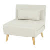 SCHLAFSESSEL Cremeweiß - Weiß, Textil (75/77/70cm) - MCW