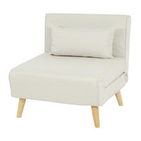 SCHLAFSESSEL Cremeweiß - Weiß, Textil (75/77/70cm) - MCW