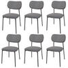 ESSZIMMERSTUHL Grau 6er-Set - Grau, Textil (44/83/52cm) - MCW