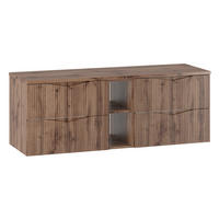WASCHTISCHUNTERSCHRANK 140.6cm Tao Holz - Braun, Holzwerkstoff (140.6/52.2/46.5cm) - Petits-meubles