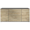 SIDEBOARD Rova Eiche Wotan - Eiche Wotan, Holzwerkstoff (166.5/75.5/35cm) - Vladon
