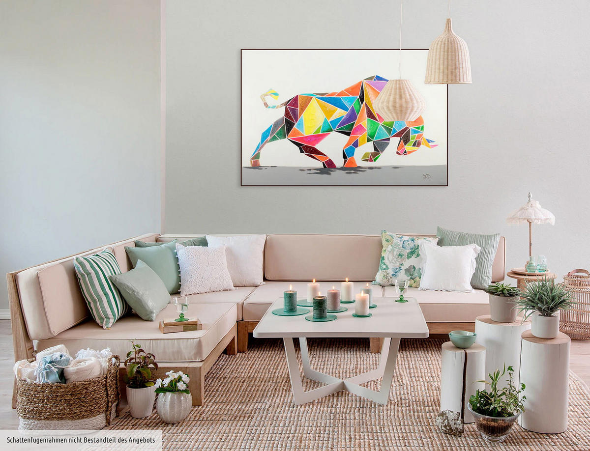 ACRYLBILD HANDGEMALT 120/80 cm - Multicolor, Holz/Textil (120/80cm) - KUNSTLOFT