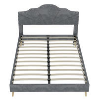 POLSTERBETT PANG-K8N4V2 160/200 cm Grau - Grau, Metall - PANGIVO