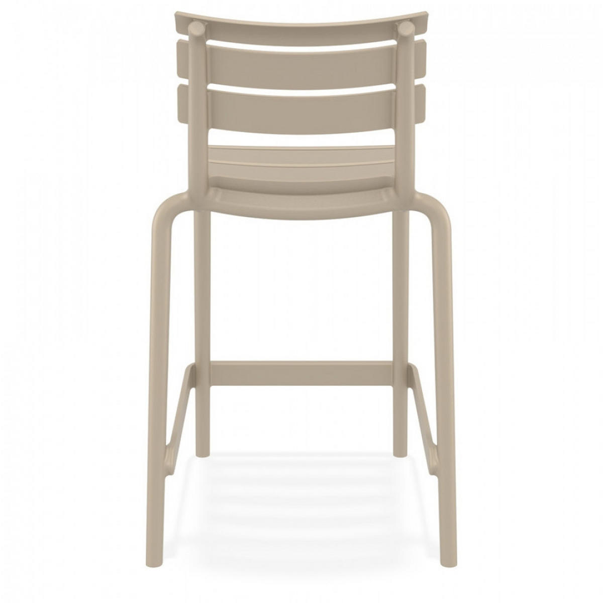 BARHOCKER Mol 52x95x55cm - Taupe, Kunststoff (52/95/55cm) - AlterEgo