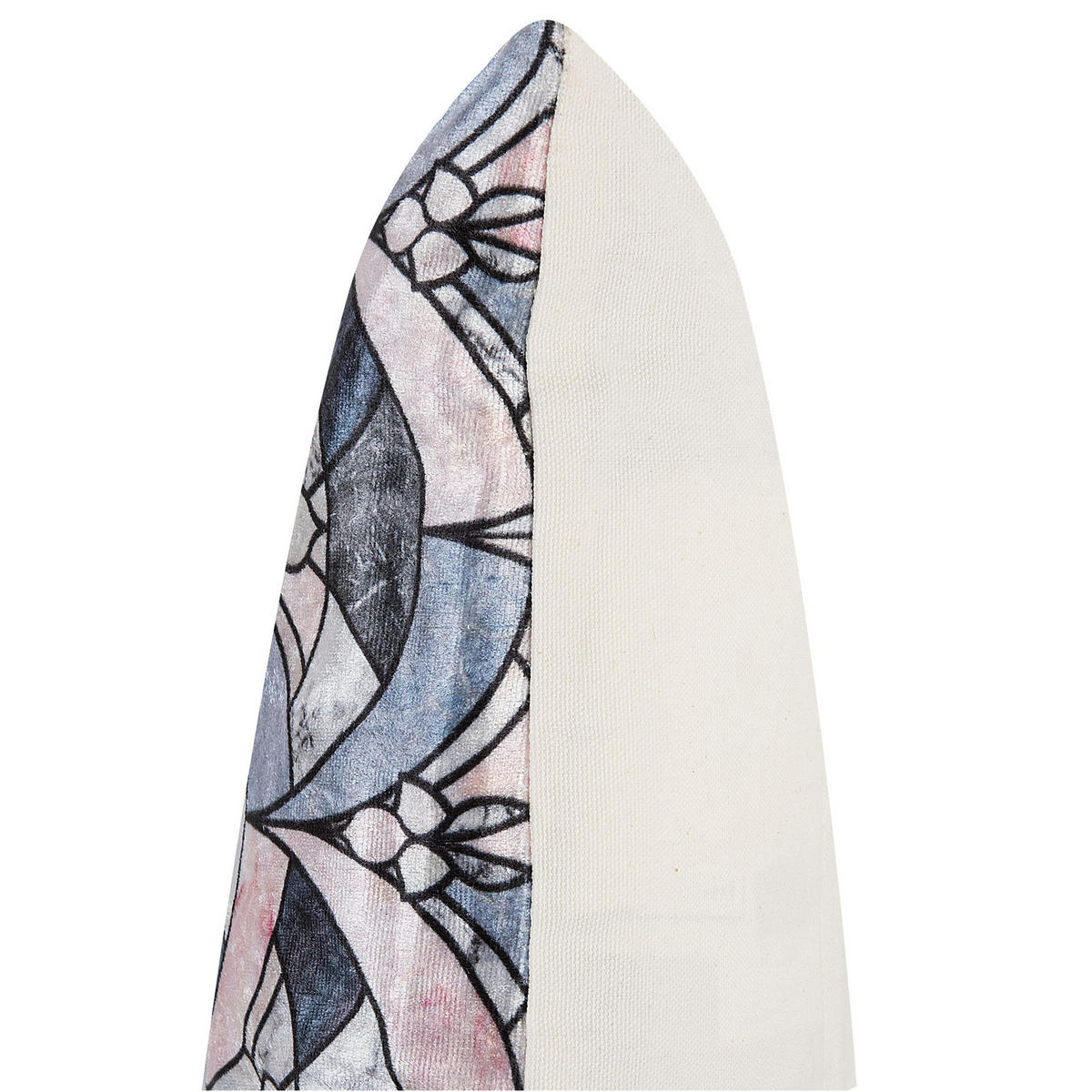 DEKOKISSEN 2er-Set Dunkelblau 45/45 cm Koodal - Multicolor/Dunkelblau, Naturmaterialien/Textil (45/45cm) - Beliani