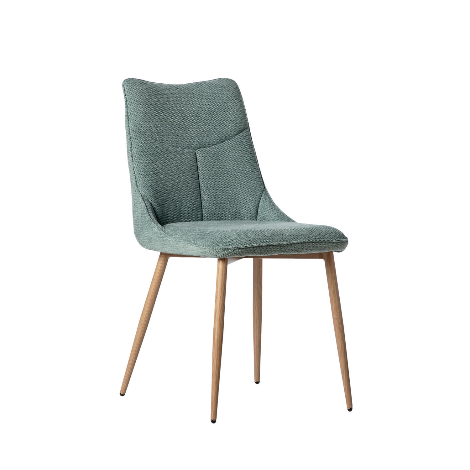 ESSZIMMERSTUHL Selma Grün 46 cm x 85 cm - Grün, Textil (46/85/62cm)