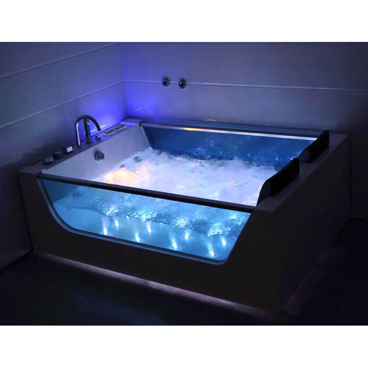WHIRLPOOL ATLANTIC - Größe: XL - Weiß, Keramik (180/60/120cm) - Home Deluxe