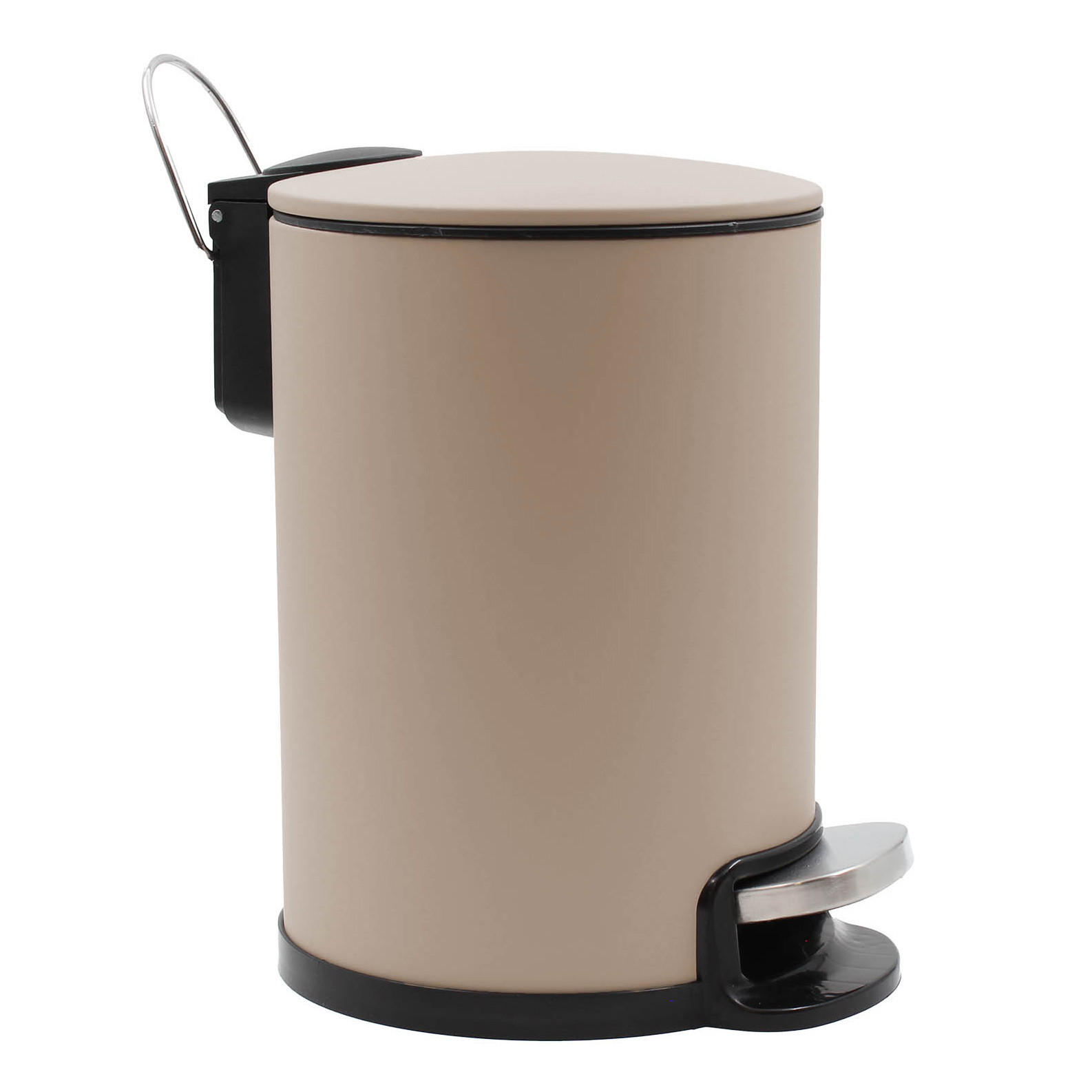 MÜLLEIMER Soft-Close 3 l Metaline - Taupe, Metall (20/25/17cm) - Douceur d´intérieur