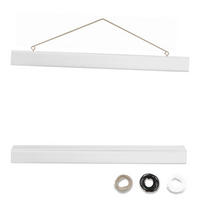 POSTERLEISTE magnetisch 50 cm Weiß - Weiß, Holz (52/2/2cm) - artissimo