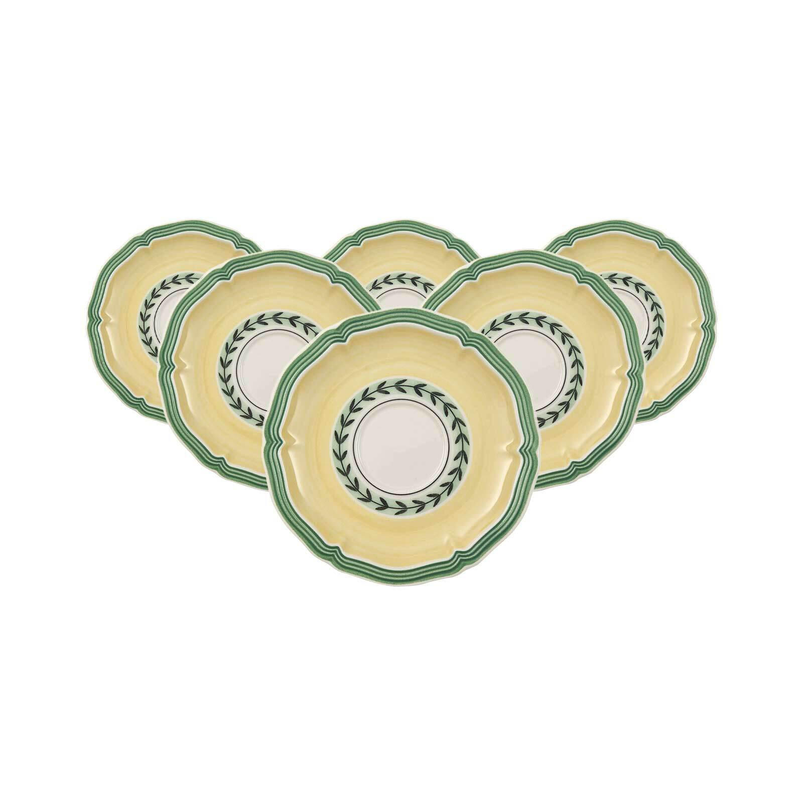 ESPRESSOUNTERTASSEN French Garden Fleurence bunt ø 12,2 cm 6er Set - Multicolor, Keramik (12.2cm) - Villeroy & Boch