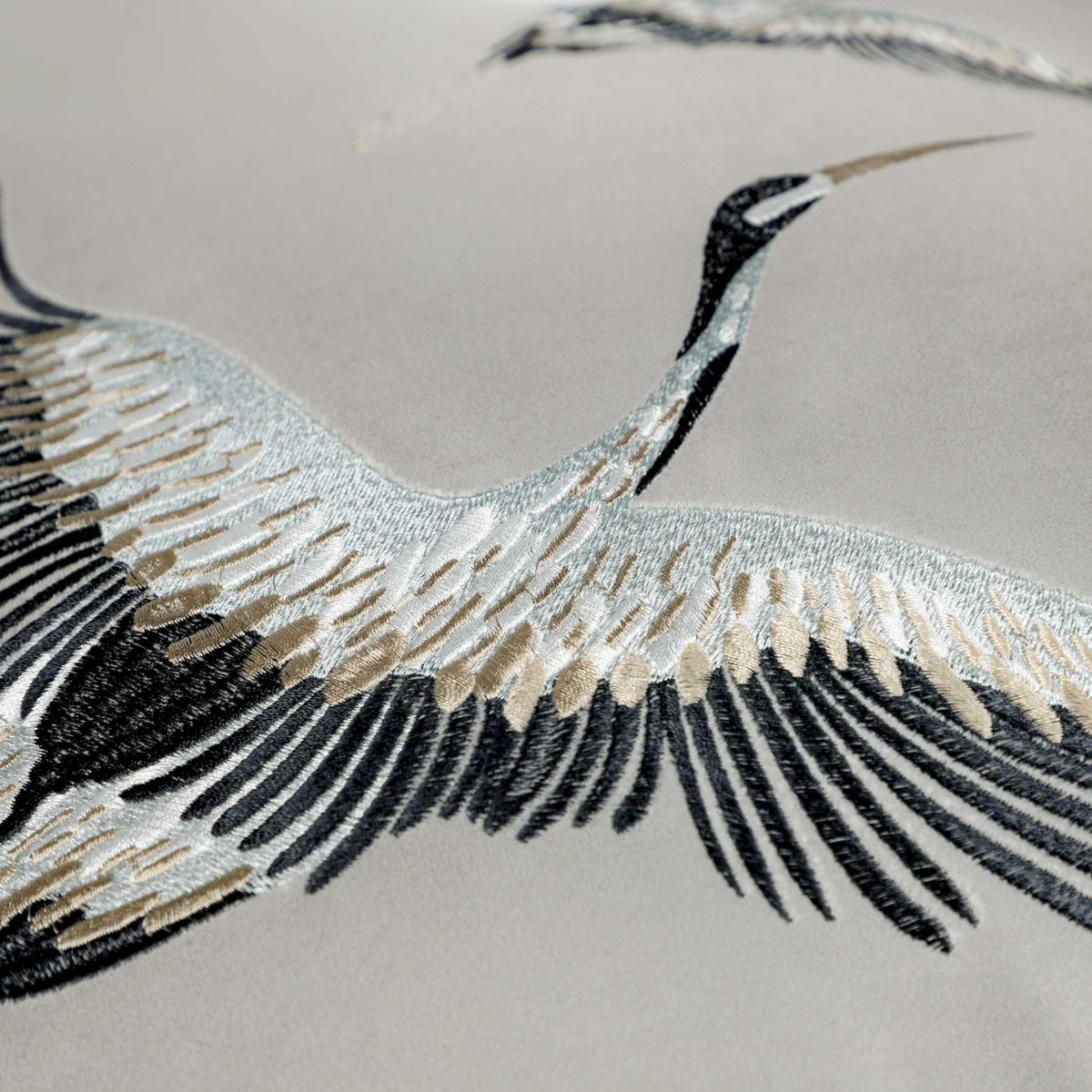 ZIERKISSENHÜLLE TRAIL - Anthrazit, Textil (45/45cm) - Schöner Wohnen