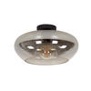 DECKENLEUCHTE Elevate Grau 40/40/22 cm - Grau, Glas (40/40/22cm) - Hoyz Collection