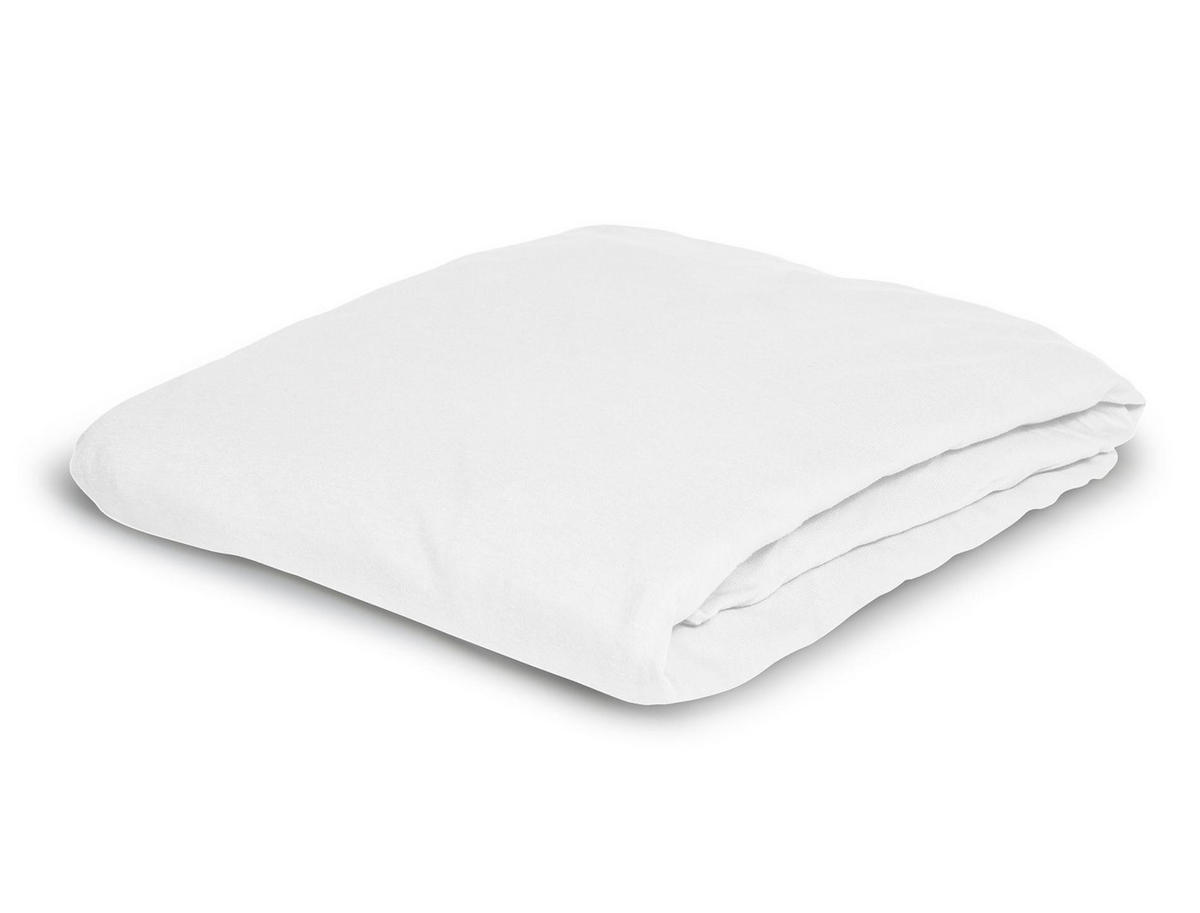 SPANNBETTTUCH Mako-Satin 1003 - Weiß, Textil (100/200cm) - Bierbaum