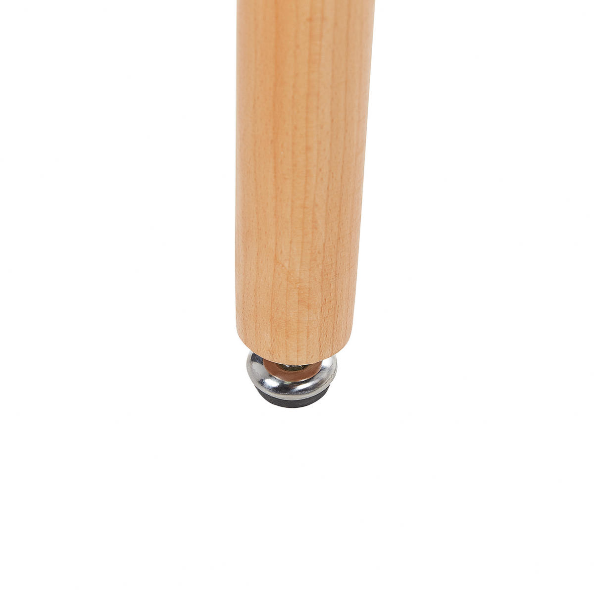 ESSTISCH 80/80/76 cm Weiß, Hellbraun Rund Boma - Weiß, Holzwerkstoff (80/80/76cm) - Beliani