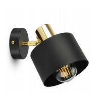 WANDLEUCHTE - Goldfarben/Schwarz, Metall (15/15/15cm) - kiki design