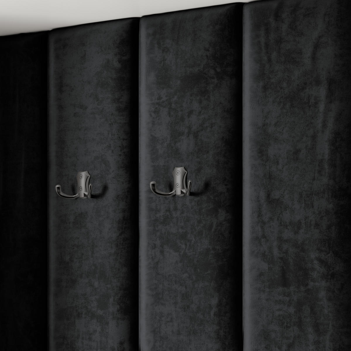 GARDEROBENSCHRANK REMA 120/240/60 cm Modern Eichefarben - Eichefarben/Schwarz, Holzwerkstoff (120/240/60cm) - MASSENO