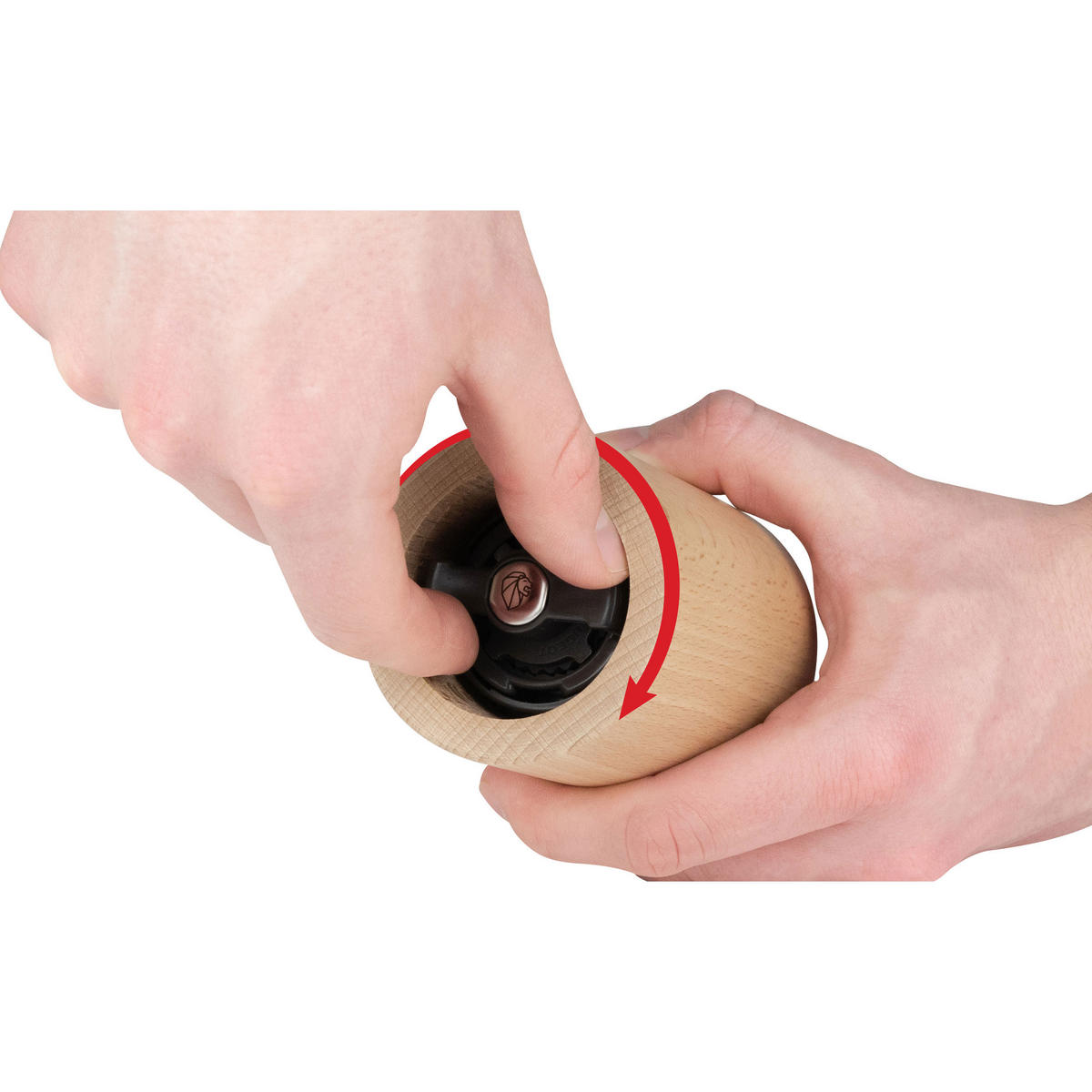 LEINSAMENMÜHLE Isen 13cm Buchenholz Natur - Braun, Holz (7.7/13/7.7cm) - PEUGEOT