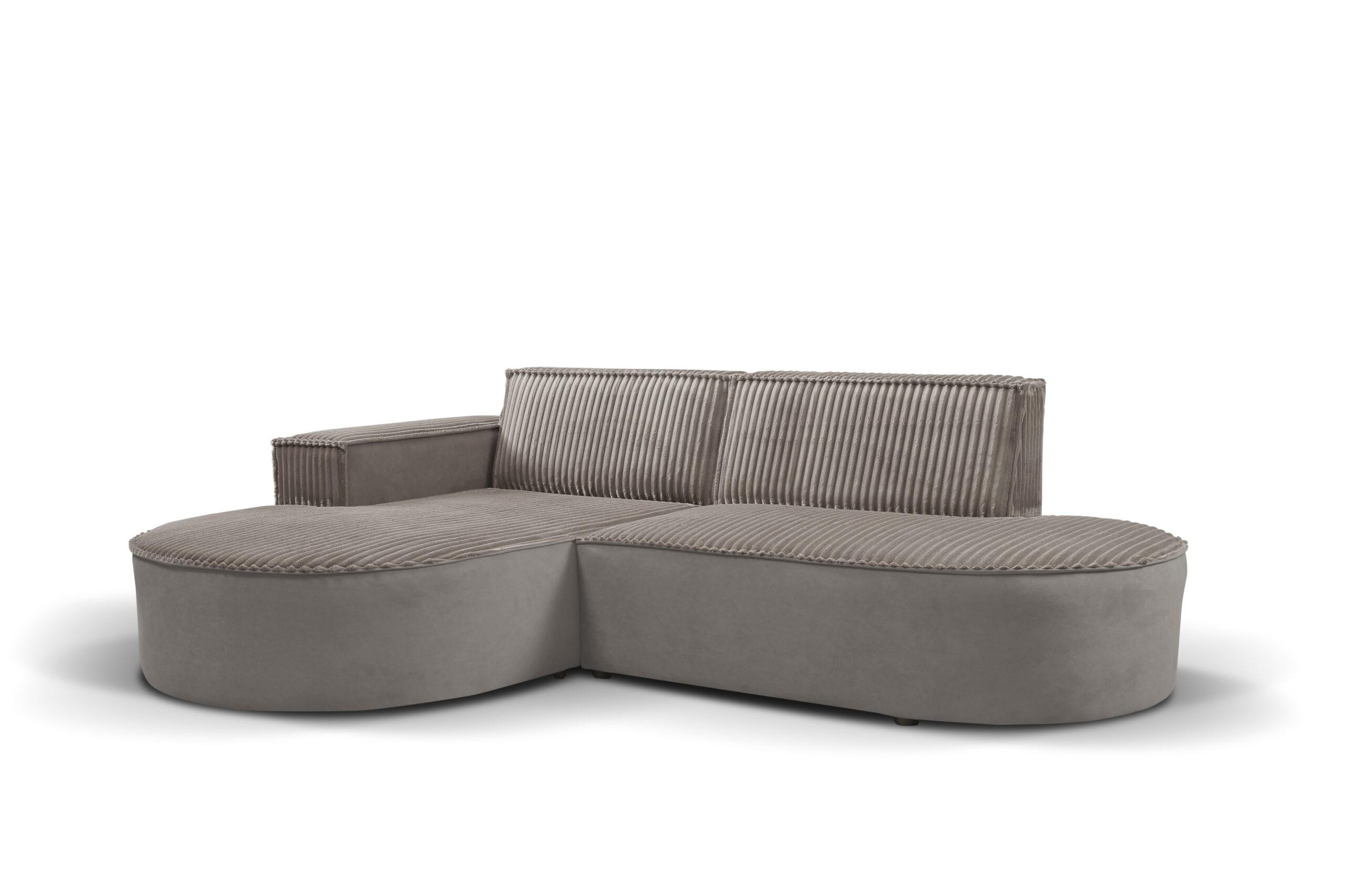 ECKSOFA L-förmiges Modena Soft Beige Links - Beige, Holz (165/236cm) - Kaiser Möbel