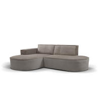 ECKSOFA L-förmiges Modena Soft Beige Links - Beige, Holz (165/236cm) - Kaiser Möbel