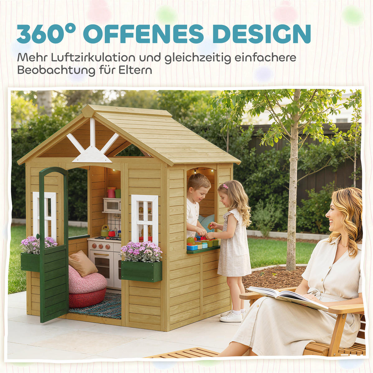 SPIELHAUS DE-10912 Braun - Braun, Holzwerkstoff (97/150/134.5cm) - ComfortXL