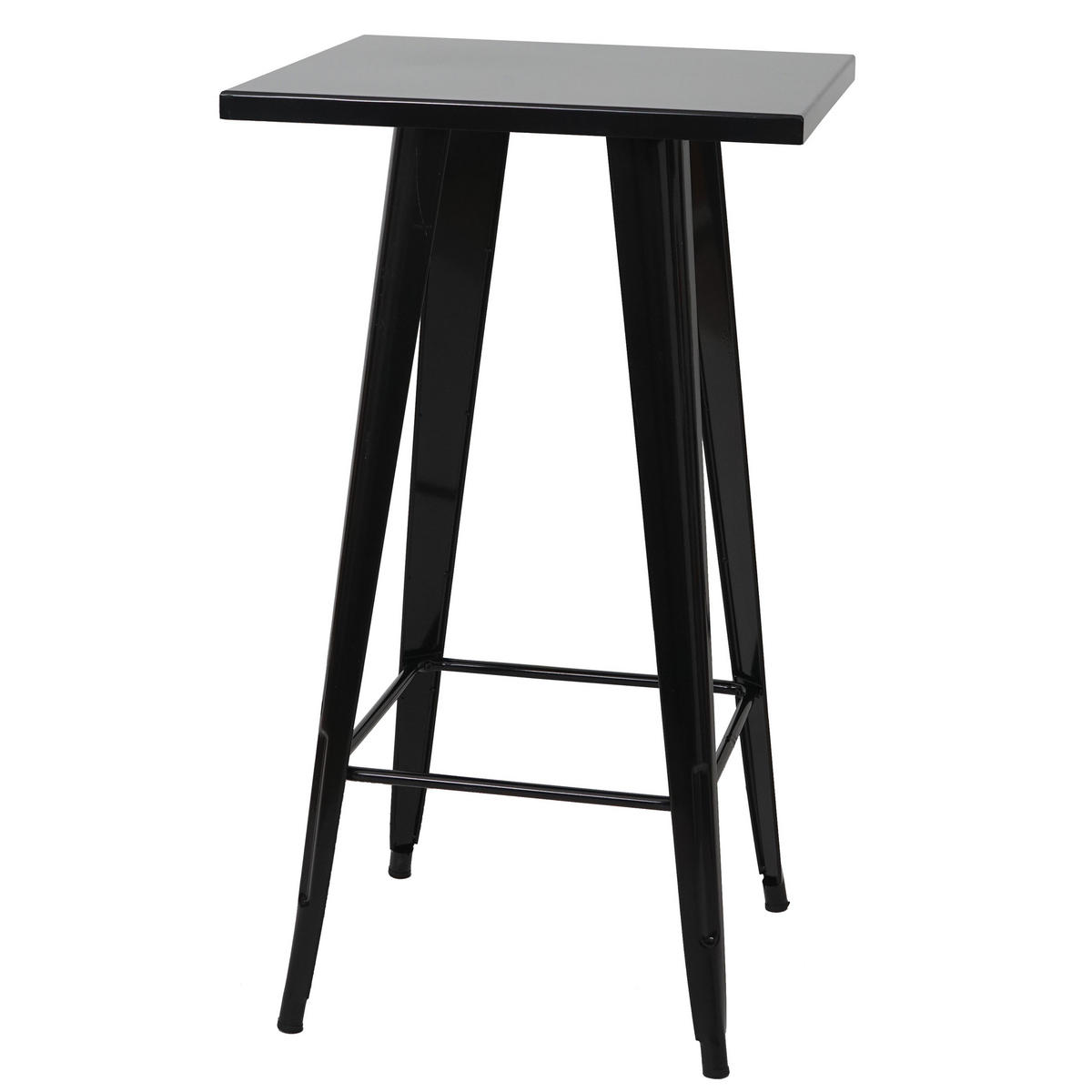 STEHTISCH METALL eckig Schwarz - Schwarz, Metall (60/60/105cm) - MCW