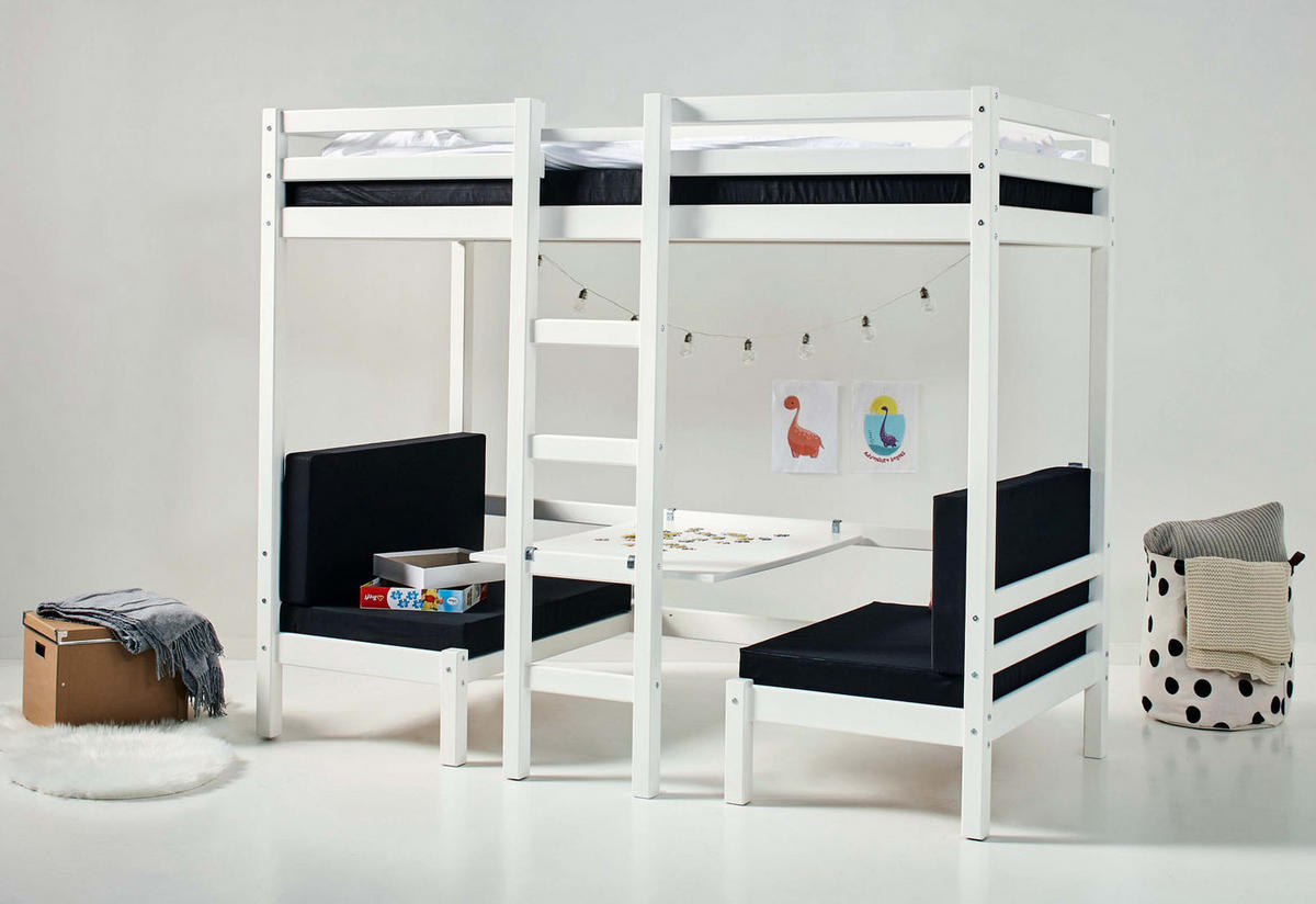 HOCHBETT weiß, schwarz - Weiß, Holz - ebuy24
