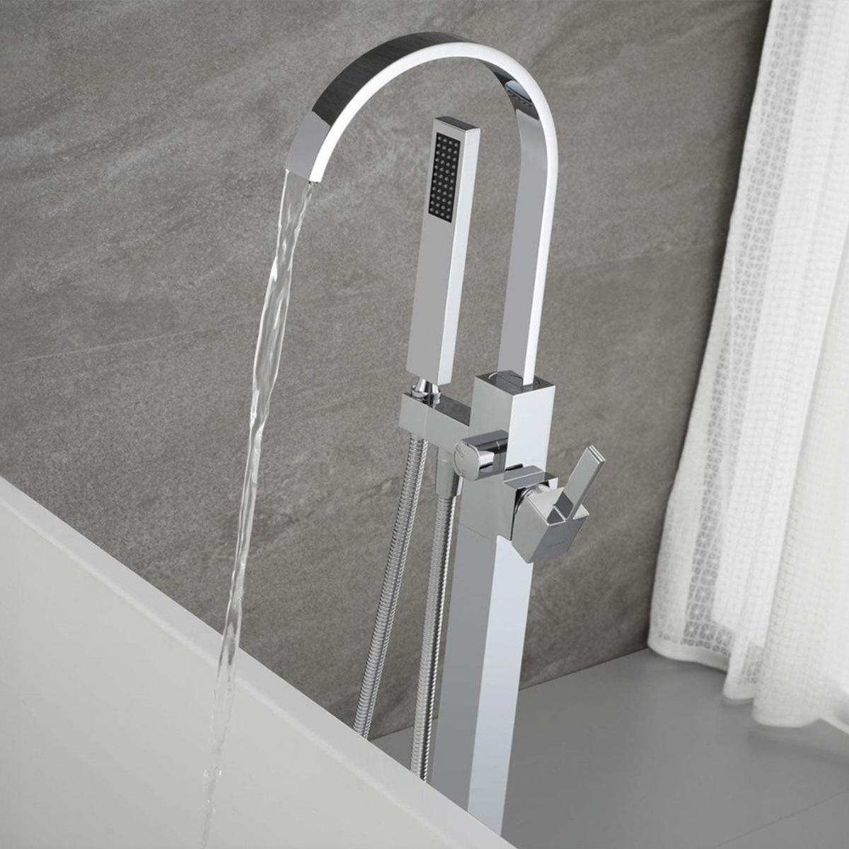 STANDARMATUR SKY - Edelstahl - Chromfarben, Metall (15/112/20cm) - Home Deluxe