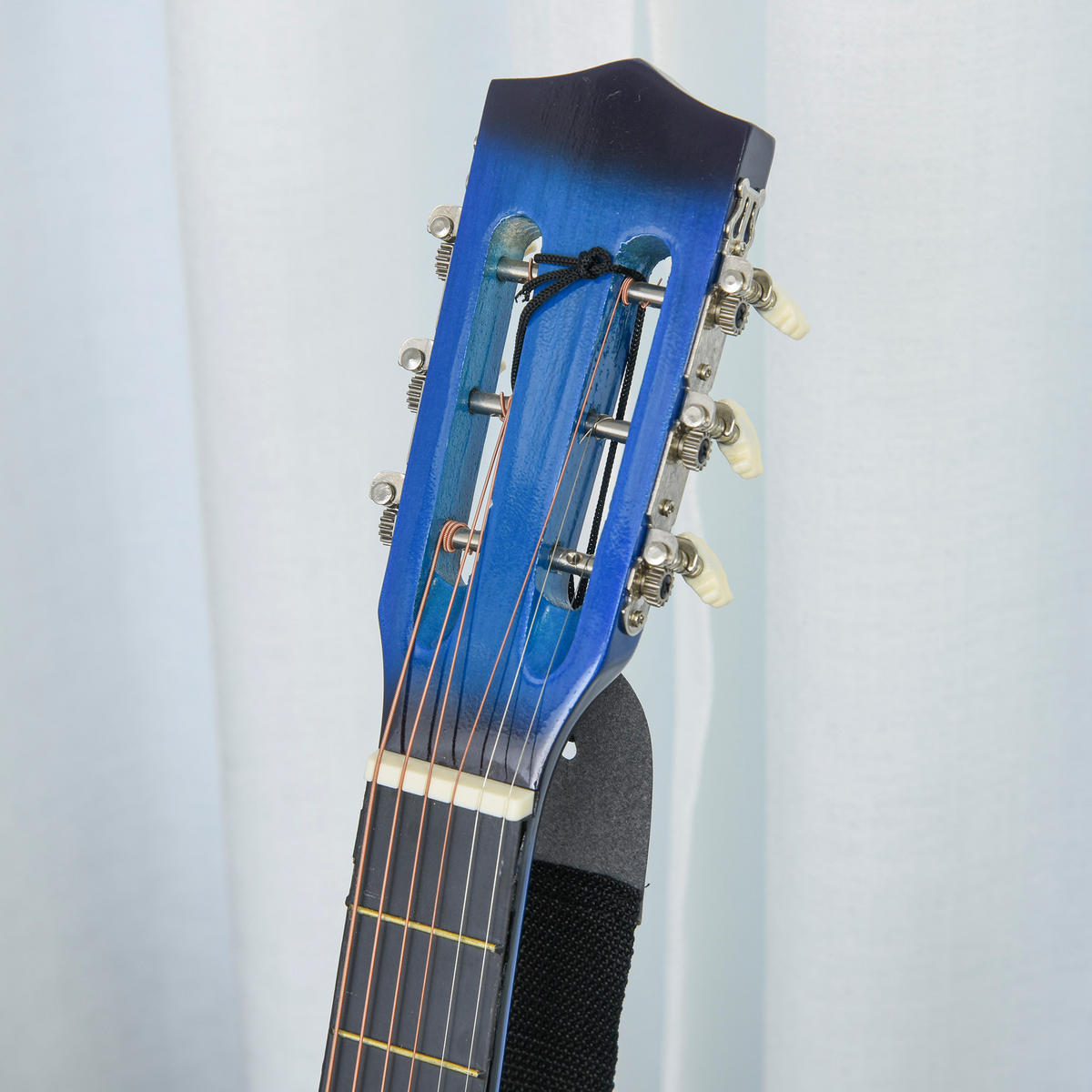 ELEKTRISCHE GITARRE DE-18665 Blau/Schwarz - Blau, Holzwerkstoff (35.8/8.5/96.5cm) - ComfortXL