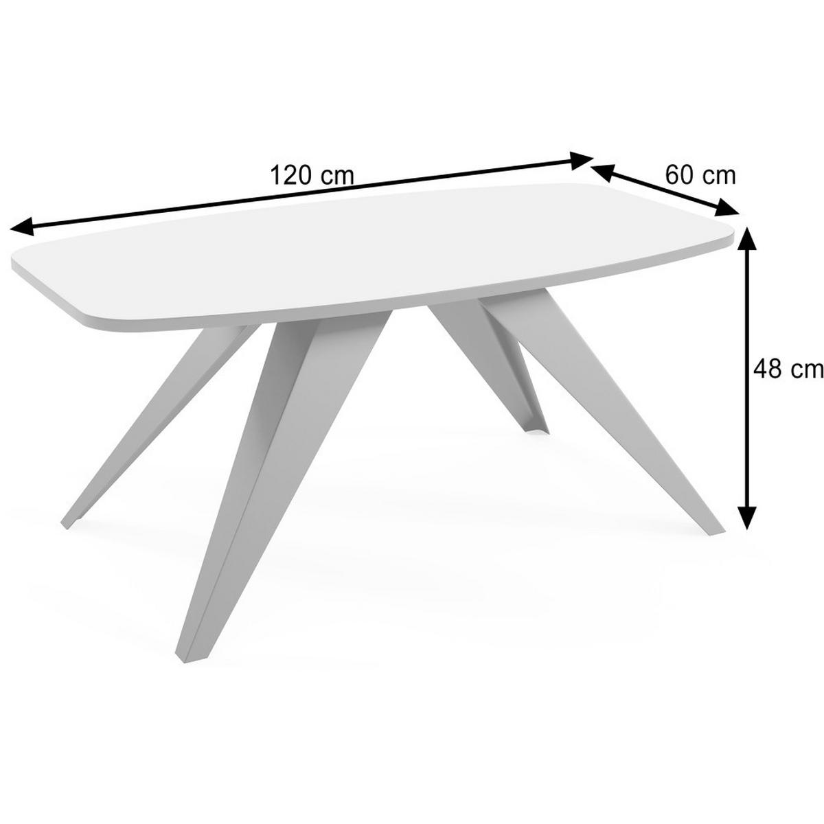 COUCHTISCH Lino, Kaffeetisch mit abgerundeten Kanten, Schwarz+Kaschmir - Kaschmir/Schwarz, Metall (120/60/48cm) - Beautysofa