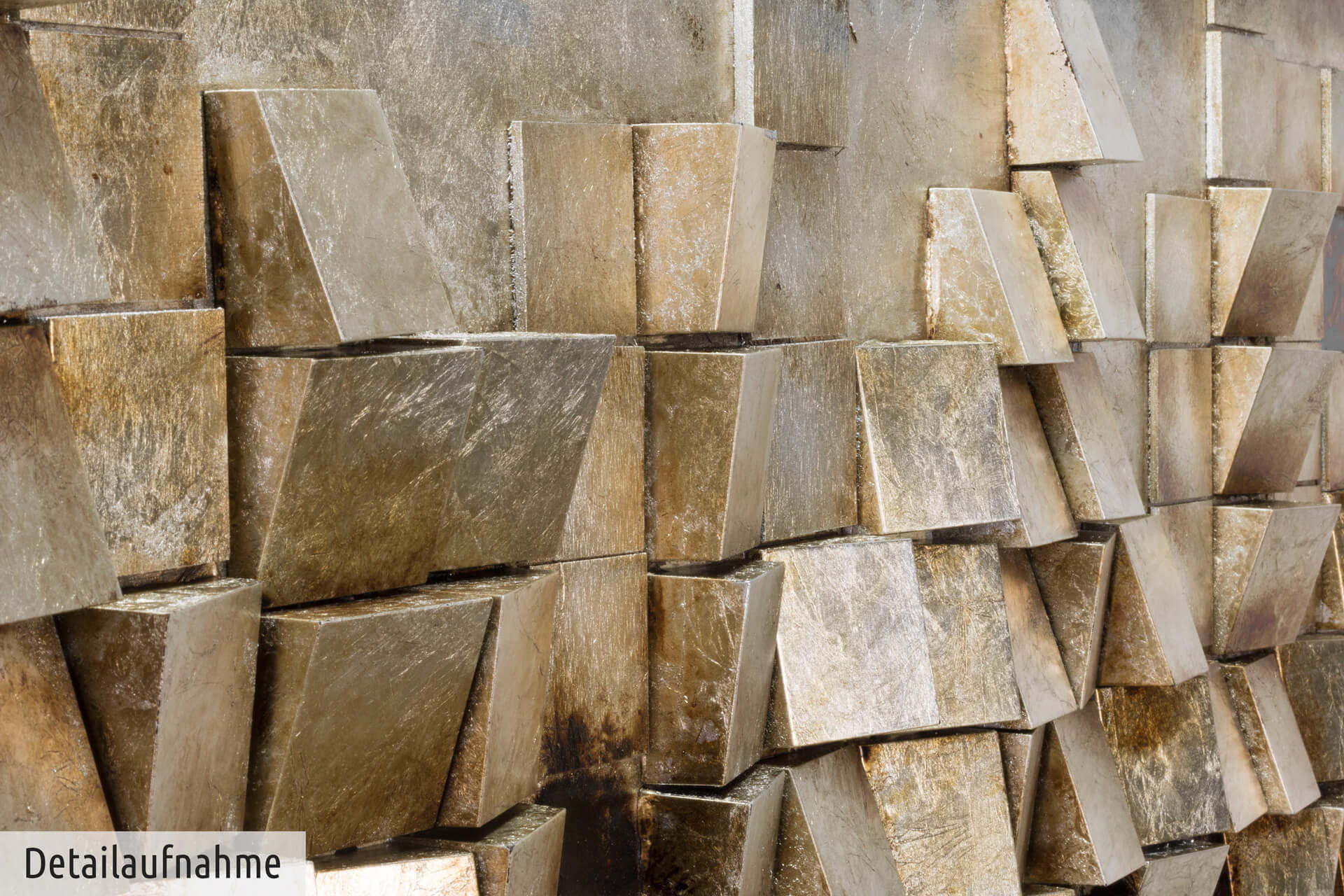 Thumbnail - Kunstloft Wandbild, Gold, Holz, Kunststoff, 144x44 cm, Bilder und Zubehör