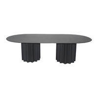 COUCHTTISCH nicht ausziehbar - 125cm x 63.5cm - Metall - schwarz - ZABANIA - Schwarz, Metall (63.5/125/35.5cm) - Vente-Unique