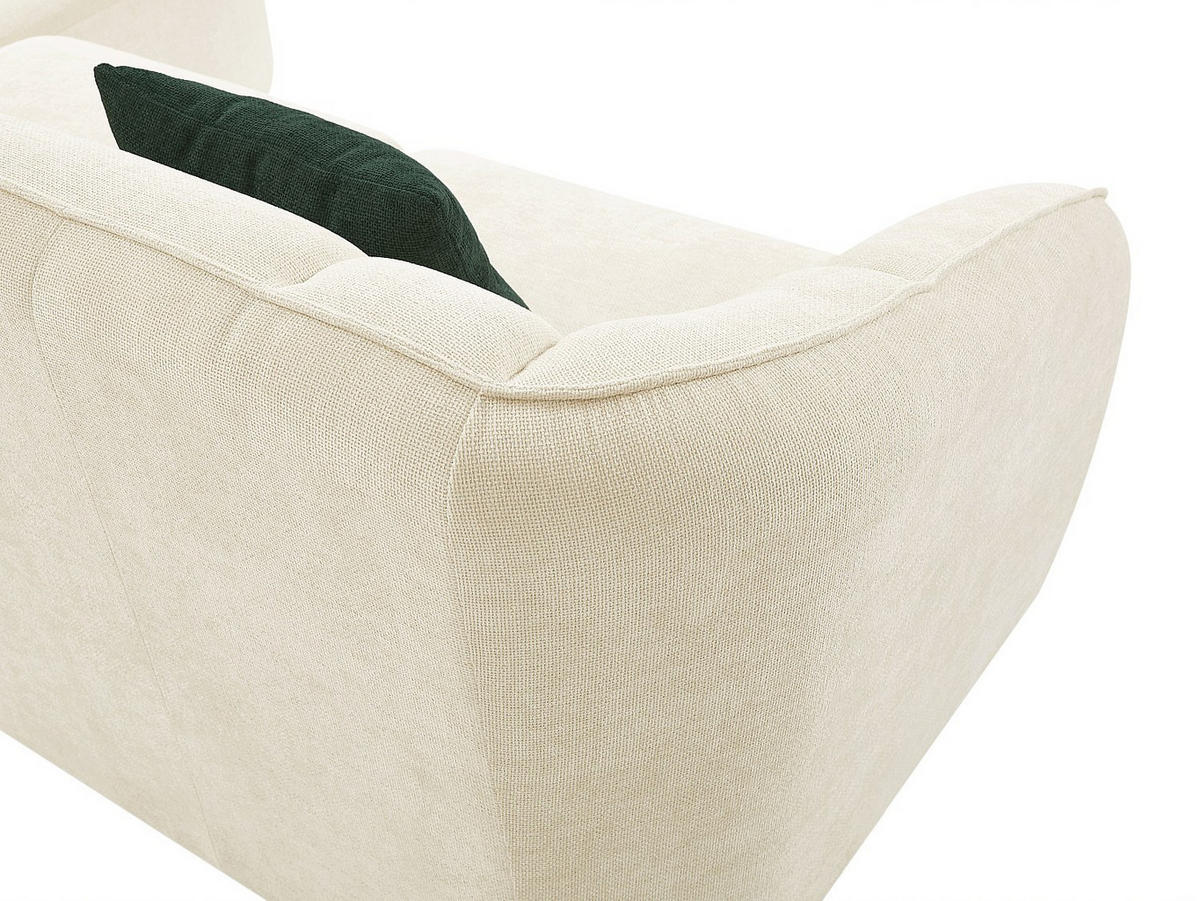 ECKSOFA - Ecke rechts - Strukturstoff - Beige - NETOMIA - Beige, Textil (272/169cm) - Vente-Unique