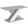 KAFFEETISCH 110x70x60 cm - Betonoptik K350 / Weiß - AOX - Weiß, Holzwerkstoff (110/70/60cm) - ALTDECOR