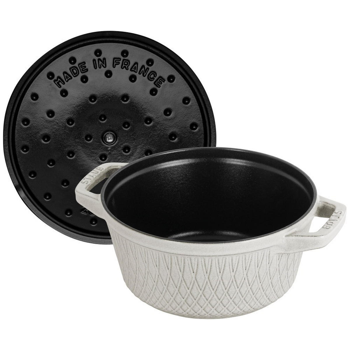 TOPF Grau 26.4/21/14.2 cm 102318700 - Grau, Metall (20cm) - Staub