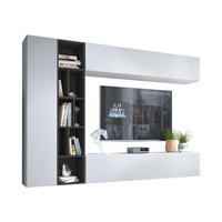 WOHNWAND Kodita - Weiß, Holzwerkstoff (224/160/33cm) - MIRJAN24