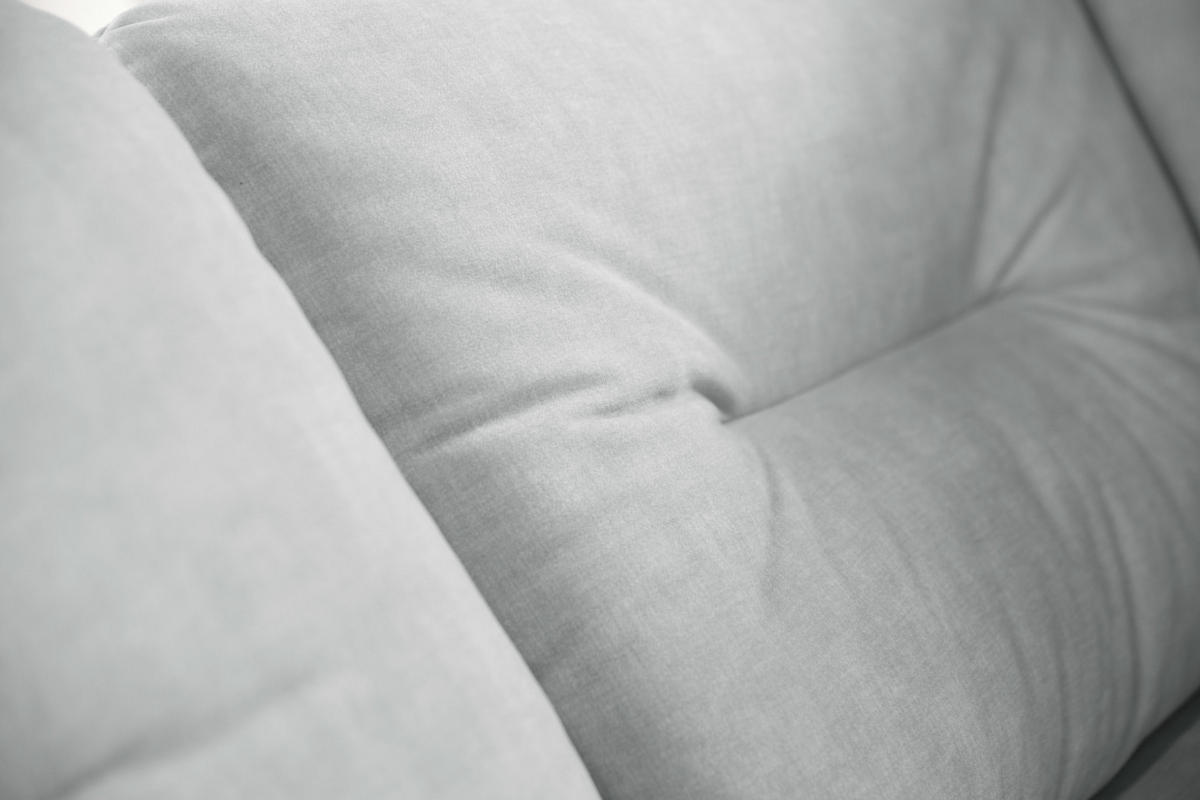 ROHOVÁ POHOVKA 250 cm v popolavo sivej - svetlosivá, textil (250/200cm) - Home Collective