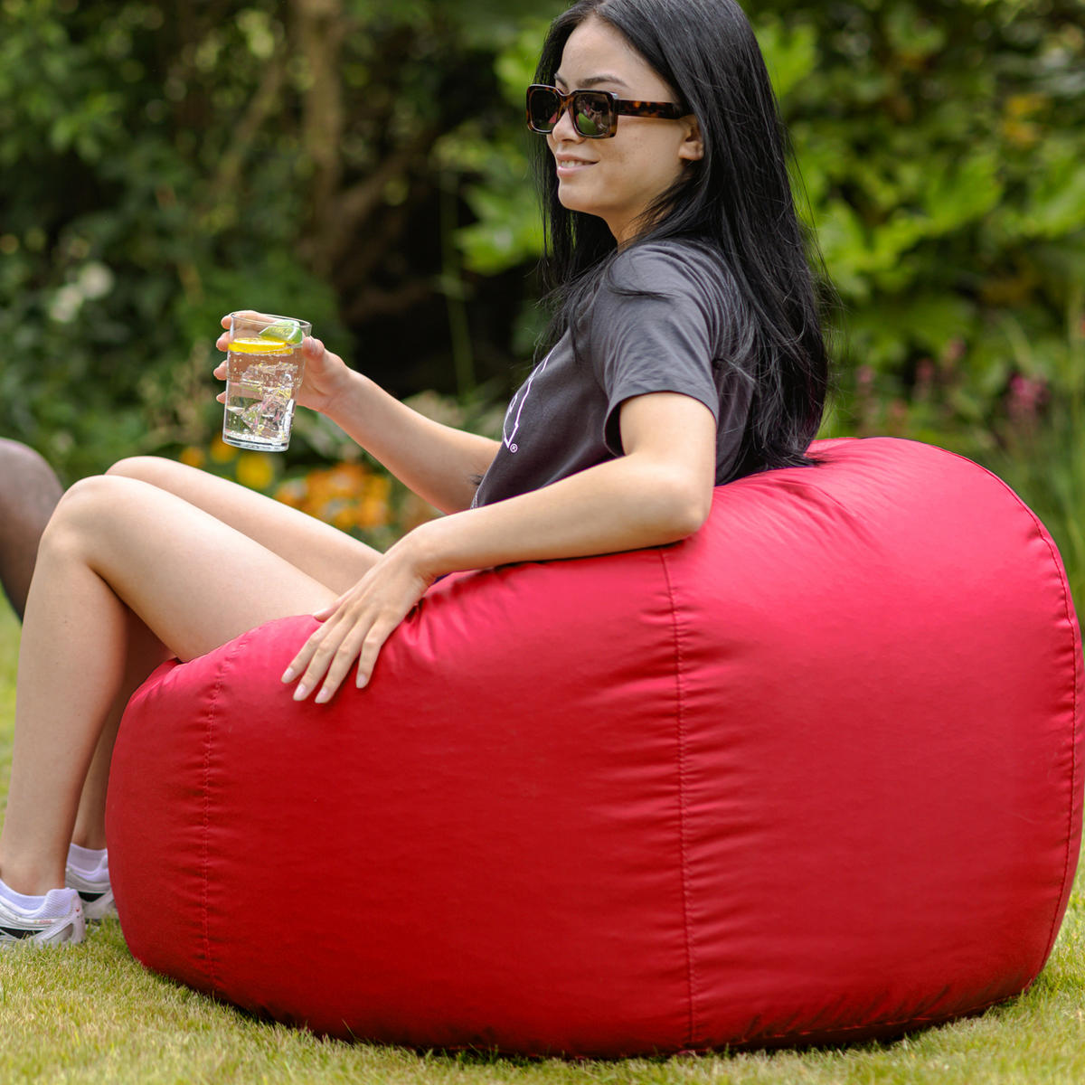 OUTDOORSITZSACK Klassisch - Rot, Kunststoff (85/50/85cm) - Veeva