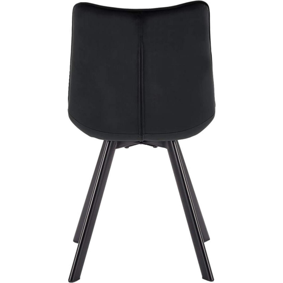 STUHL MODI K332 - Schwarz, Holzwerkstoff/Metall (46/84/61cm) - Meblini