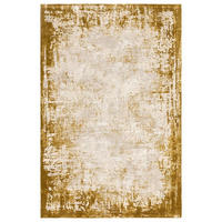 TEPPICH Moderner für Wohn- und Schlafzimmer ZUKA Gelb 120 x 170 cm - Gelb, Textil (120/170cm) - Novatrend