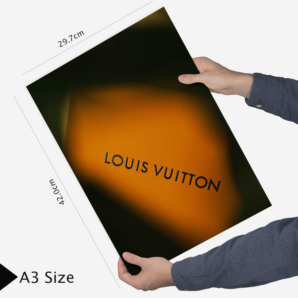 POSTER Set Mit 6 Modemarken A3 & A4 Rahmenlos - Klar, Papier (29/3cm) - Nacnic