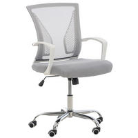 BÜROSTUHL Trail Two mit atmungsaktivem Netzbezug, Hellgrau - Hellgrau, Textil/Metall (59/104/56cm) - TPFLiving