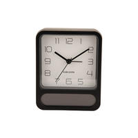 WECKER Duo 9.7/9.7/12 cm - Schwarz, Kunststoff (9.7/12/9.7cm) - Karlsson