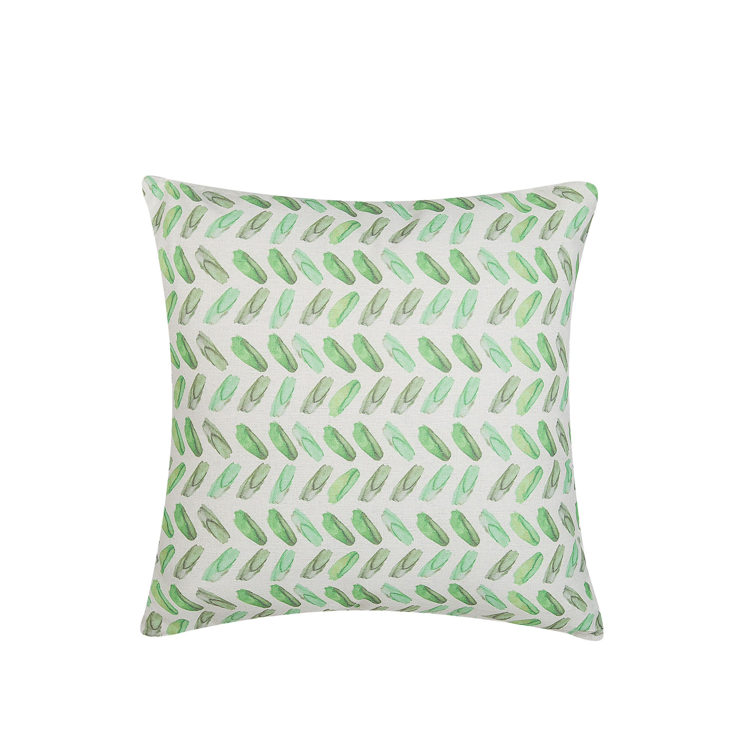 DEKOKISSEN Grün 45/45 cm Prunus - Grün, Textil (45/45cm) - Beliani