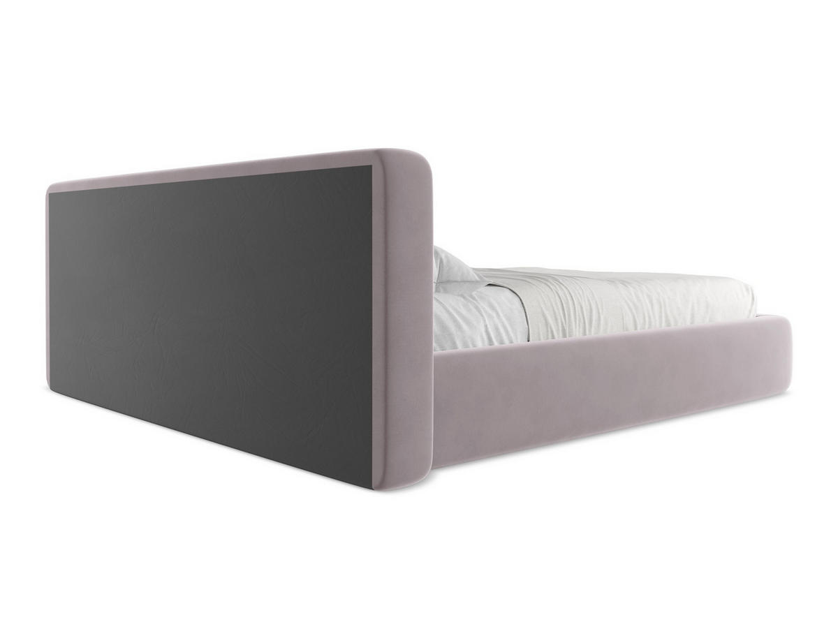 POLSTERBETT mit Bettkasten und Lattenrost 220x225 Violett - Lila/Flieder, Kunststoff/Textil (180/200cm) - Makamii