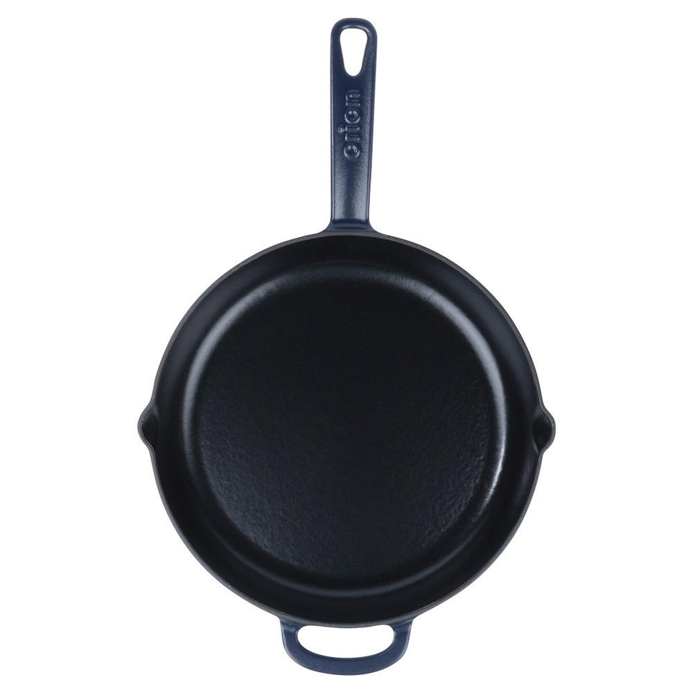 GUSSEISENPFANNE Litina emailliert dunkelblau - Dunkelblau, Metall (46.5/29.5/4.8cm) - Orion 