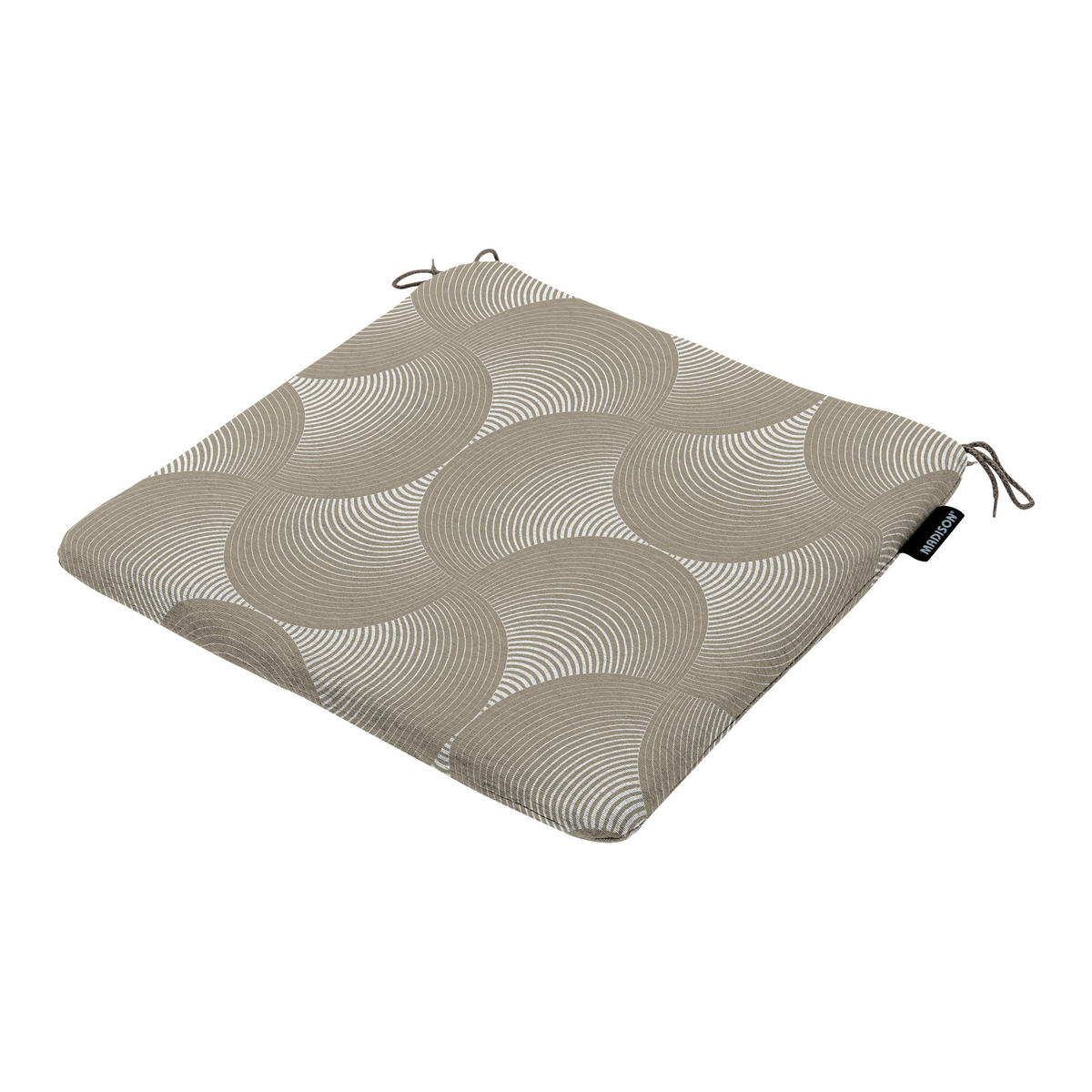 SITZKISSEN Napels - Taupe - 40/40/4,5 cm - 4er-Set - Taupe, Textil (40/4/40cm) - Madison