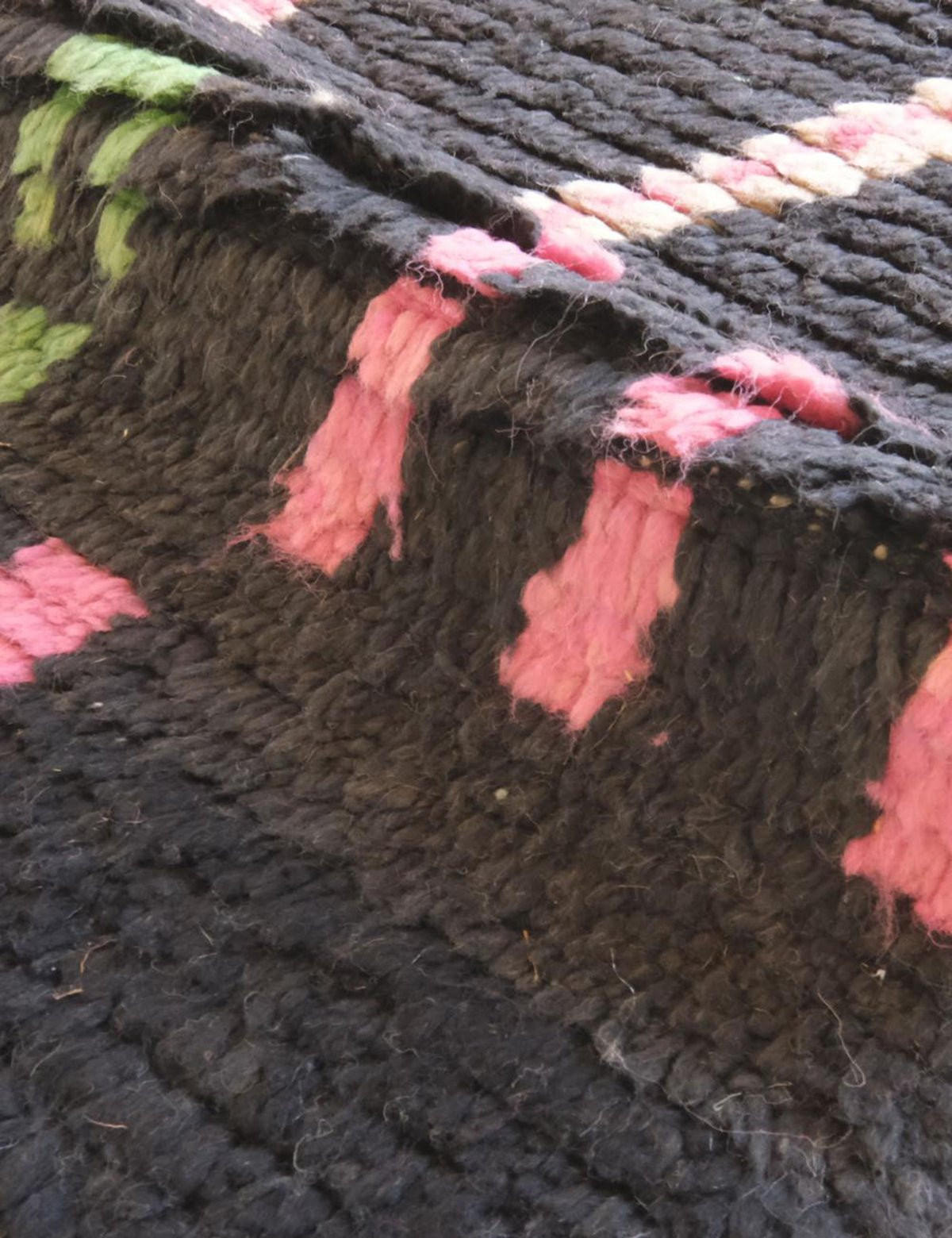 BERBERTEPPICH aus reiner Wolle 74x 344 cm - Pink, Naturmaterialien (74/344cm) - AFK Living